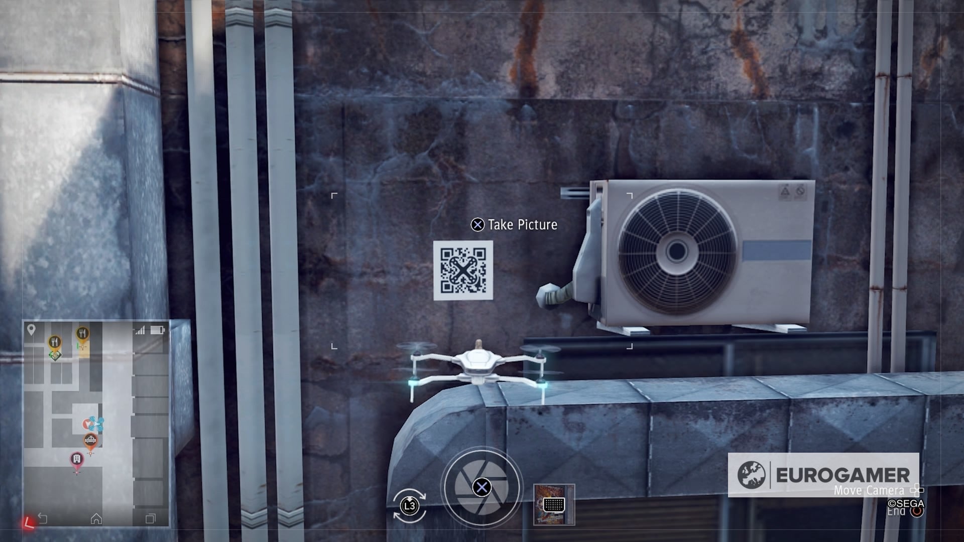 Judgment QR code locations to upgrade Drone Parts explained